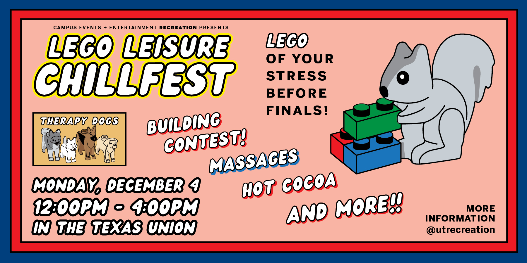 Handbill for the Lego Chillfest event