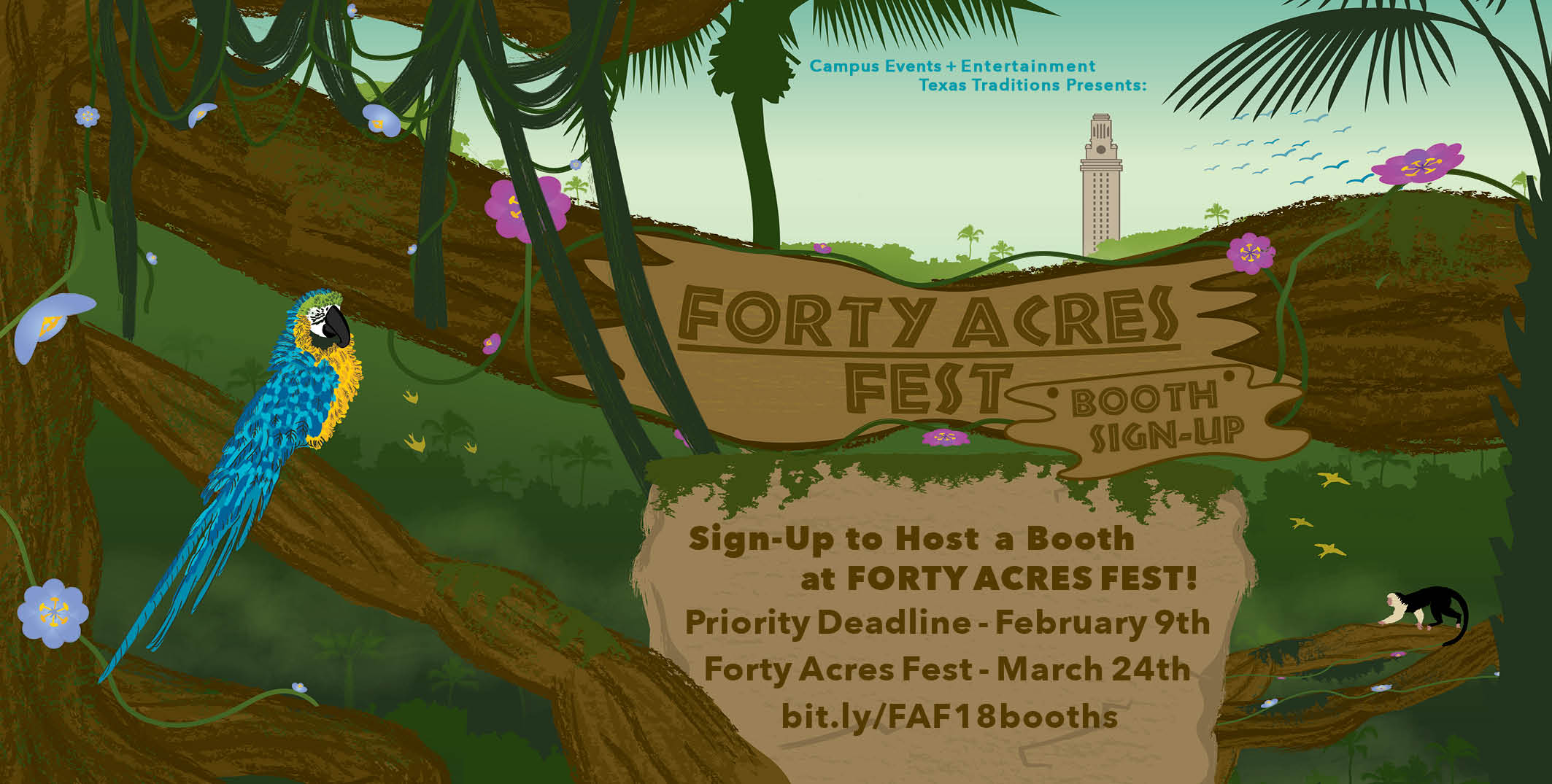 Forty Acres Fest Booth SignUp University Unions The University of