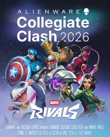 Marvel Characters for Alienware Collegiate Clash 2026