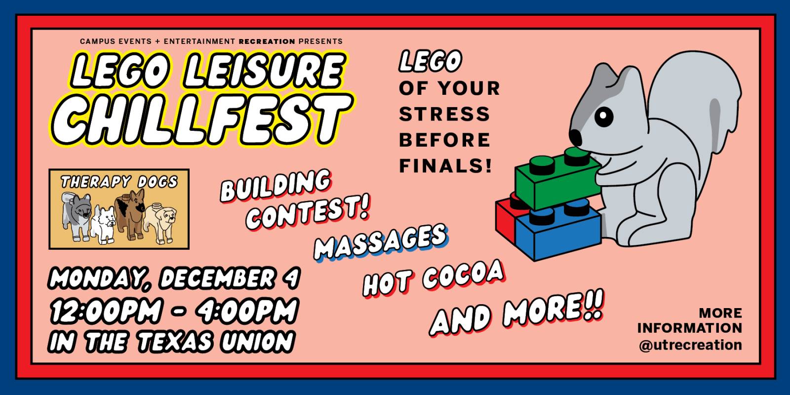 Handbill for the Lego Chillfest event