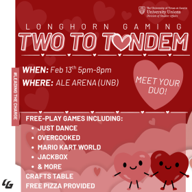 Image of Longhorn Gaming Event on Feb 13 details
