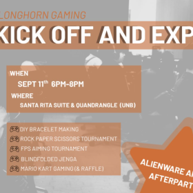Longhorn Gaming Kick Off and Expo