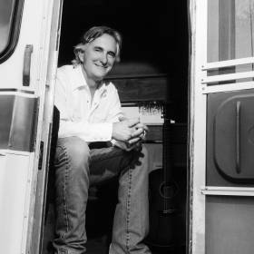 man in van