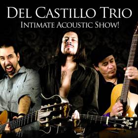 Three men with three guitars