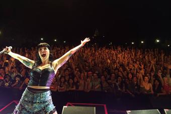 Sleigh Bells at Forty Acres Fest