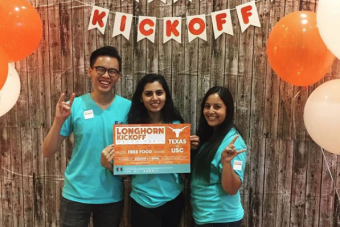 Photobooth photo from Longhorn Kickoff 2017