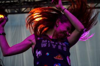 Misterwives performing 