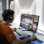 Image of students in e-sports lounge