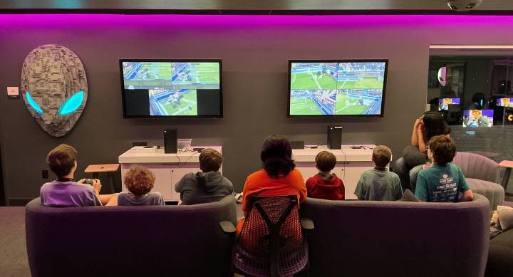 summer camp group gaming